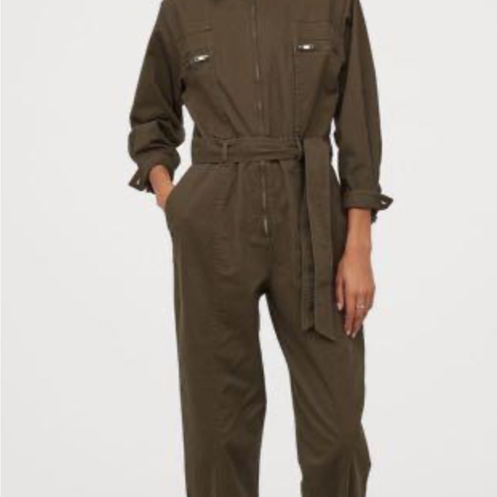Olive Green Jumpsuit